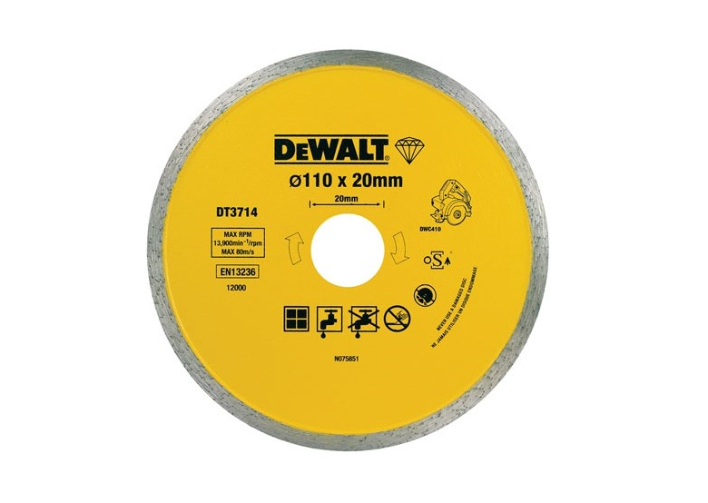 Diamantzaagblad 110 mm DeWalt DT3715