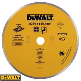 Zaagblad voor keramiek DT3733 250mm DeWalt DT3733