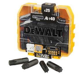 TORX-bitset 25 mm, 25 stuks. DeWalt DT70559T