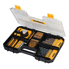 100 delige schroef-boren-en gatenzagenset DeWalt DT71569