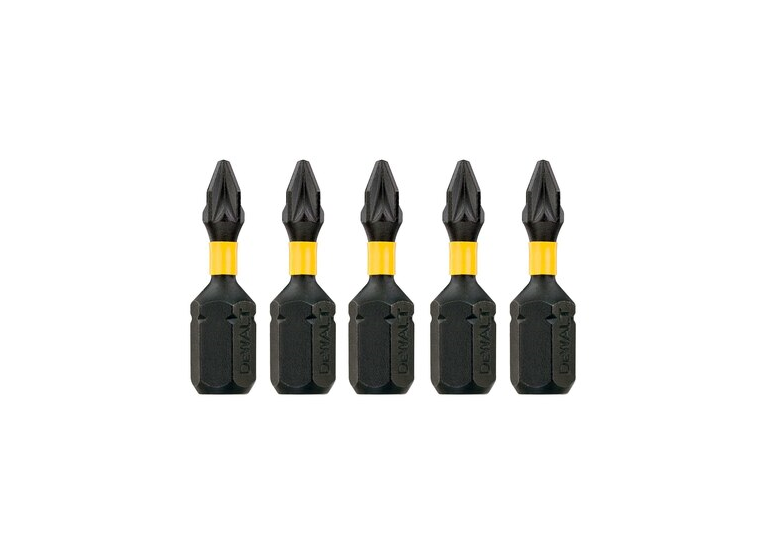 Schroevendraaier bits EXTREME IMPACT Torsie PZ1/25mm, 5 st. DeWalt DT7386T