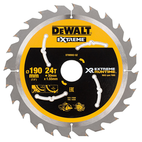 Cirkelzaagblad 190x30mm 24T DeWalt DT99562-QZ