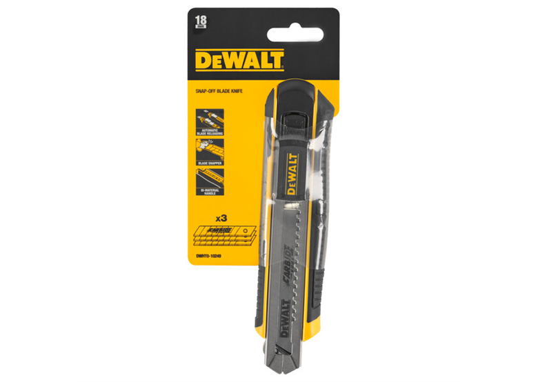 Afbreekmes 18mm DeWalt DWHT0-10249