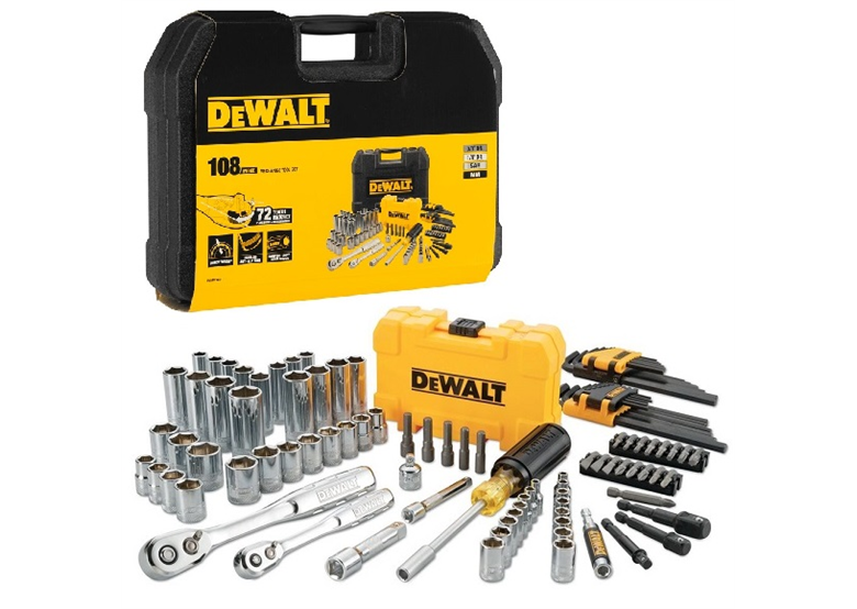 Gereedschapsset voor monteurs 108-delig DeWalt DWMT73801-1