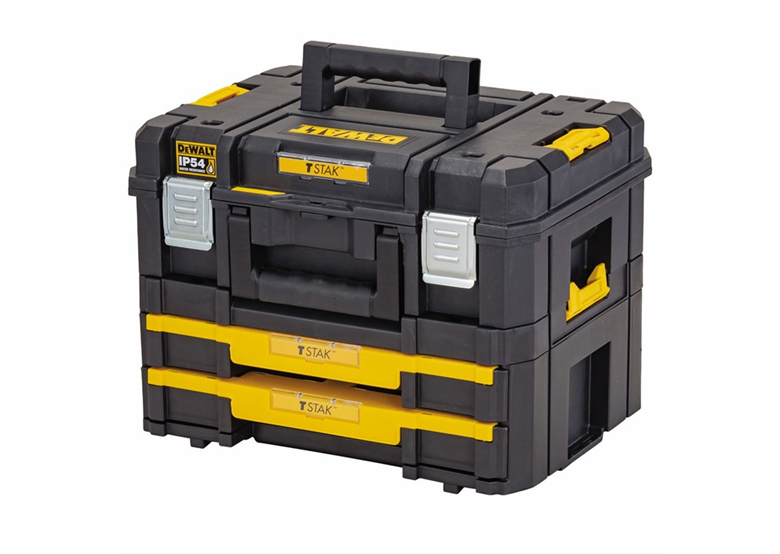 Gereedschapskist met 2 laden DeWalt TSTAK DWST83395-1