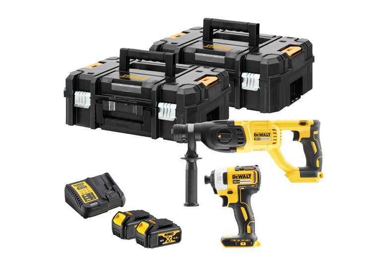 Gereedschap Set 18V DeWalt XR DCK2023M2T 2x4.0Ah