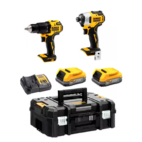 Gereedschap Set 18V DeWalt XR DCK2062E2T 2x1.7Ah