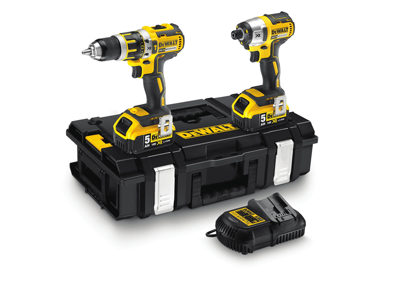 Gereedschap Set 18V DeWalt XR DCK250P2 2x5.0Ah