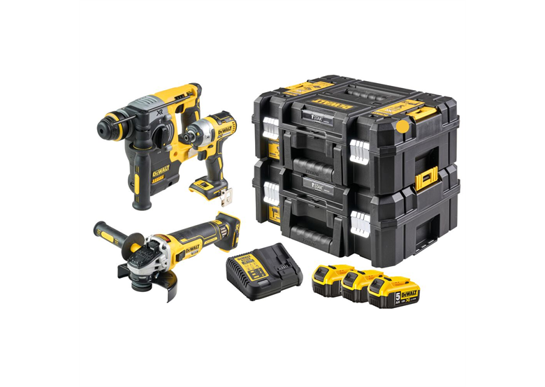 Gereedschap Set 18V DeWalt XR DCK305P3T 3x5.0Ah