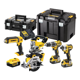 Gereedschap Set 18V DeWalt XR DCK551P3T 3x5.0Ah