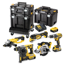 Gereedschap Set 18V DeWalt XR DCK654P3T 3x5.0Ah