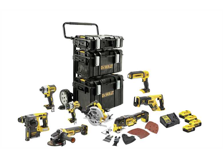Gereedschap Set 18V DeWalt XR DCK853P4 4x5.0Ah
