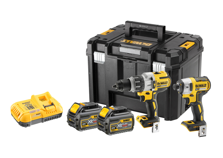 Gereedschap Set 18V DeWalt XR FLEXVOLT DCK276T2T 2x6.0