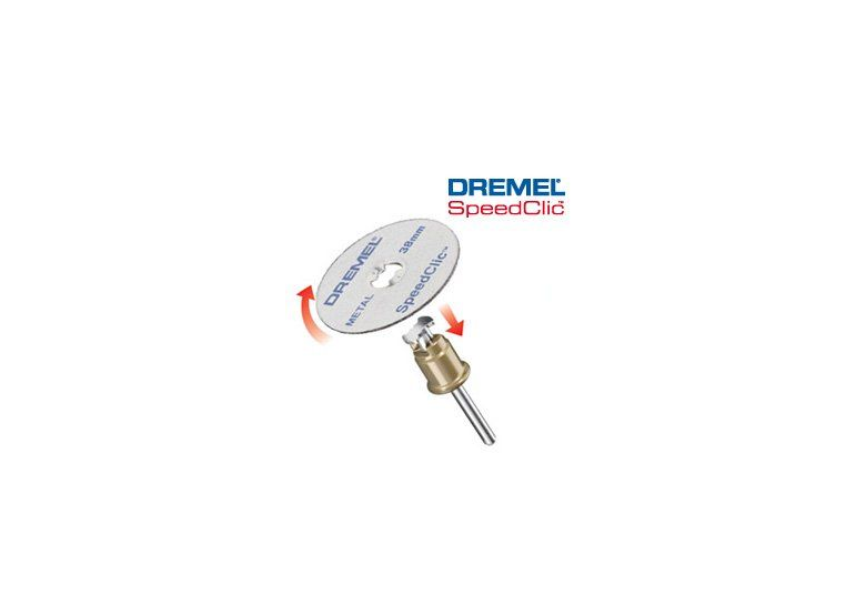Metalen doorslijpschijven 5 stk. 38mm,1,25mm Dremel 2615S456JC