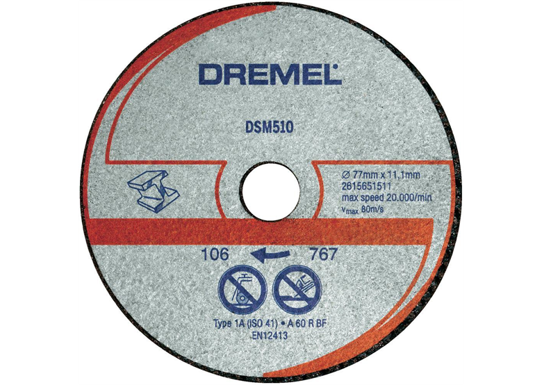 Doorslijpschijf metaal en plastic Dremel DSM510