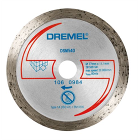 Diamantschijf 77x11,1mm Dremel DSM540
