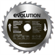 210 mm getande zaag Evolution EVO-210-30-D