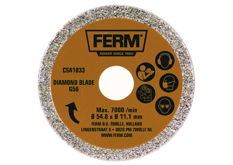 Cirkelzaagblad 54,8x11,1 mm Ferm CSA1033