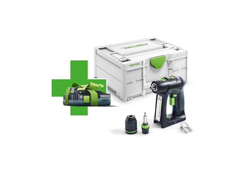 Boor-schroefmachine Festool C 18 Basic 4,0