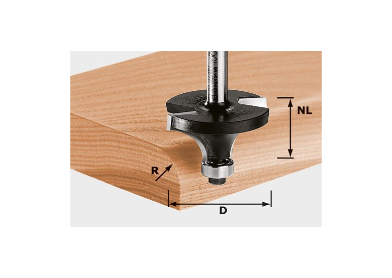 Afrondfrees Festool HW S8 D25,5/R6,35 KL