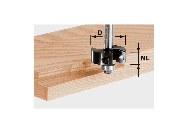 Keermes-sponningfrees Festool HW S8 D35/12