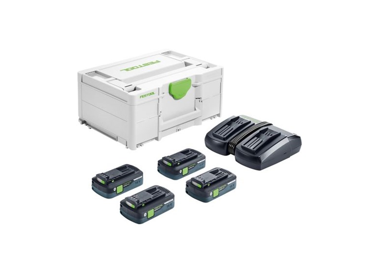 Energie-set Festool SYS 18V 4x4,0/TCL 6 DUO