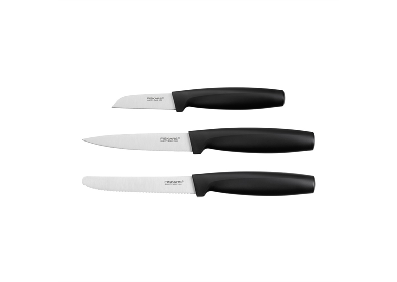 Set 3st. messen klein zwart Fiskars 1014274