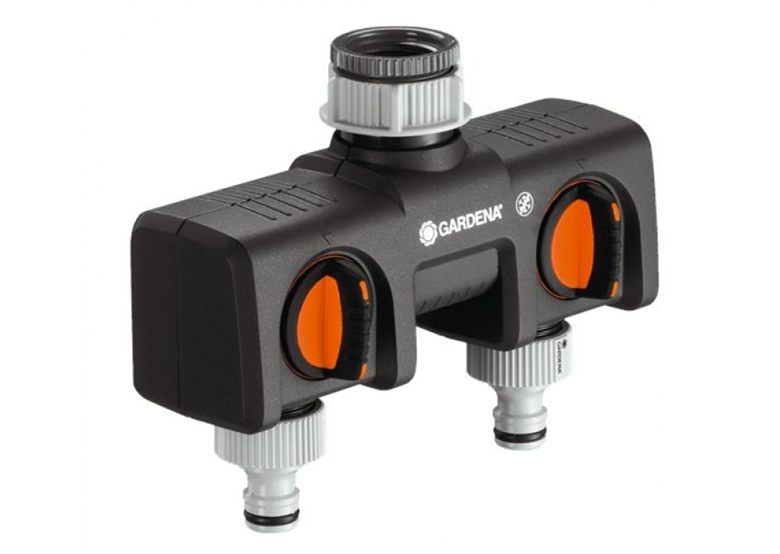 Waterverdeler met 2 afsluiters Gardena 8193-37