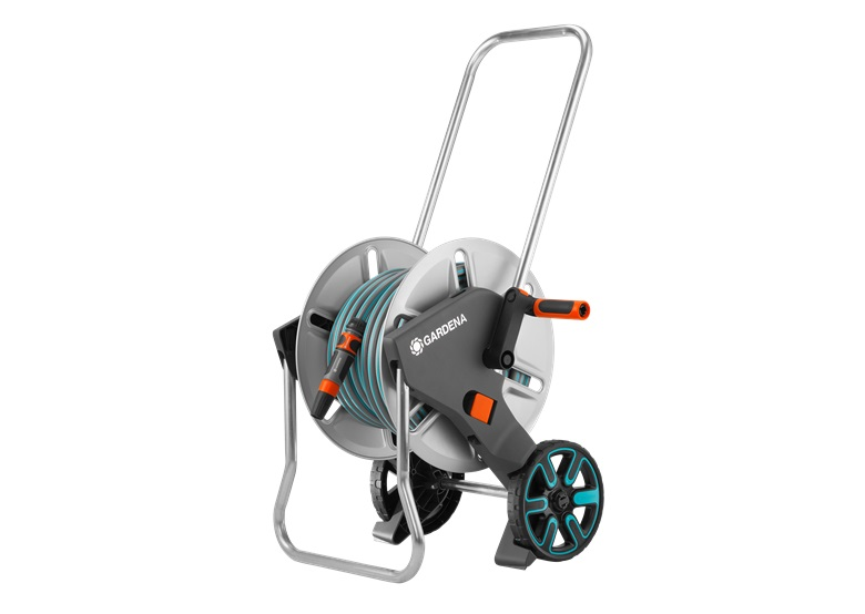 Slangenwagen incl. slang 20m en hulpstukken Gardena AquaRoll M Metal