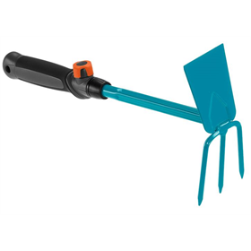 Een schoffel met drie tanden Gardena Combisystem 08915-20