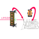 Rode en groene lichtdetector met repeater voor bouwmachines Geo-Fennel FMR 700-M/C SET