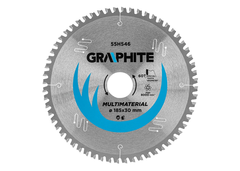 Zaagblad 185x30mm 60T Graphite 55H546