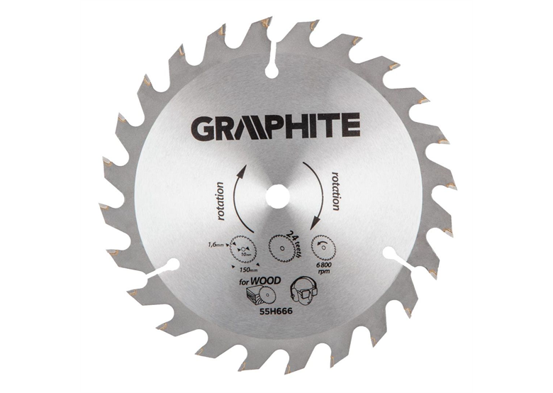 Zaagblad 150x10mm, 24 tanden Graphite 55H666