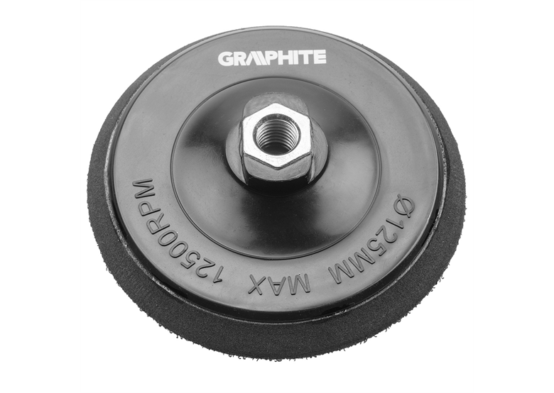 Flexibele schijf met klittenband 125 mm x M14 Graphite 55H827