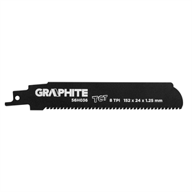 Zaagblad voor reciprozaag Graphite 56H036
