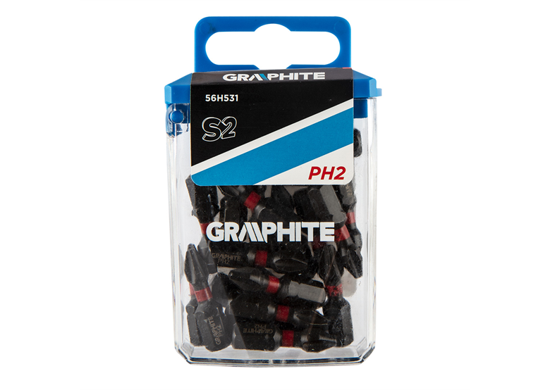 Slagbits PH2x25mm, 20st. Graphite 56H531