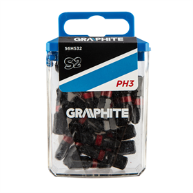 Slagbits PH3x25mm, 20st. Graphite 56H532
