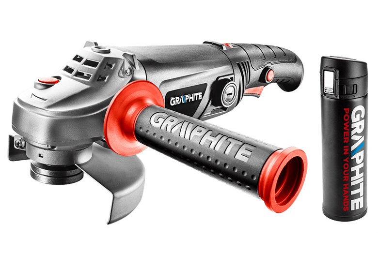 Haakse slijper + klein thermosfles Graphite 59G097-PSG