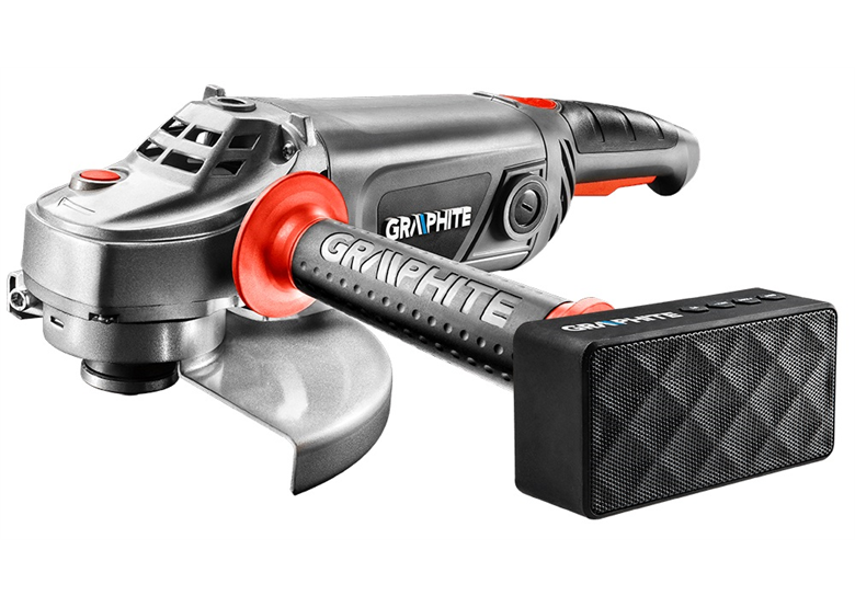 Haakse slijper + bluetooth luidspreker Graphite 59G206