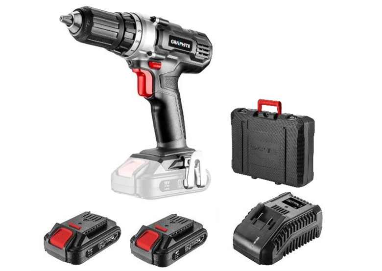 Boor-schroefmachine Graphite Energy+ 58G006-SET2 2x2,0Ah