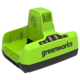 Oplader 60V 6A dual slot Greenworks G60x2UC6