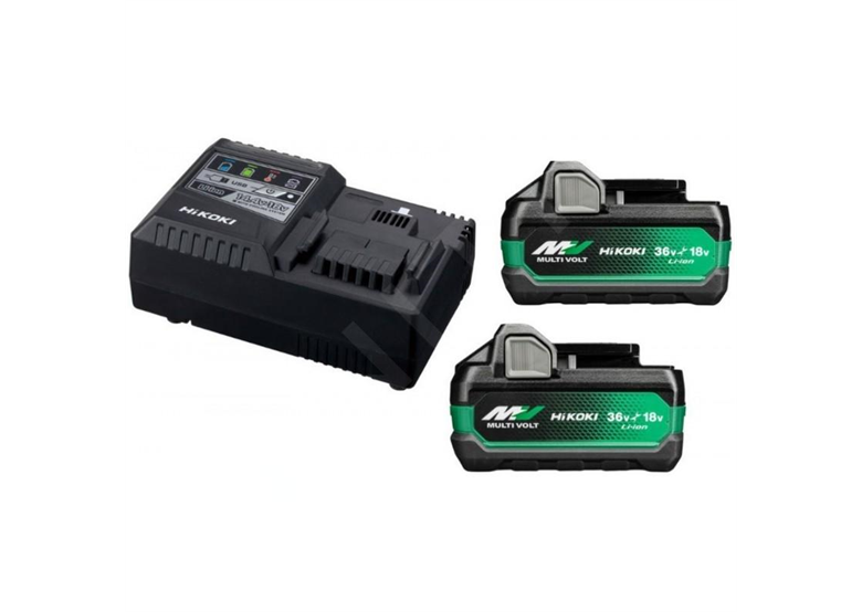 Twee MultiVolt-accu's 36/18V, 4,0/8,0Ah Hikoki BSL36B18X x 2