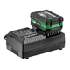 Startersset 18V: Accu 2x2,5Ah BSL36A18X + oplader UC18YSL3 Hikoki UC18YSL3 WHZ
