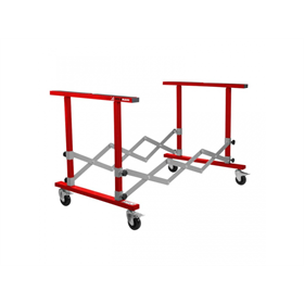 Opklapbare tafel, verplaatsbare tafelschraag Holzmann KB100TWIN