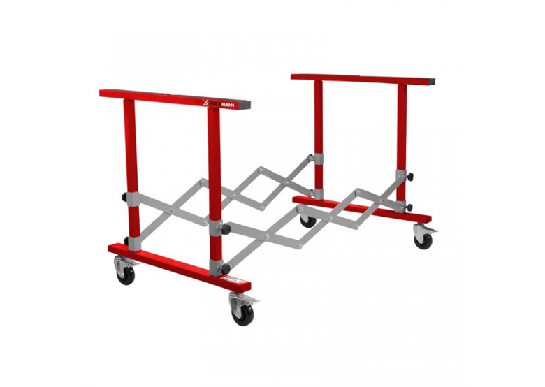 Opklapbare tafel, verplaatsbare tafelschraag Holzmann KB100TWIN