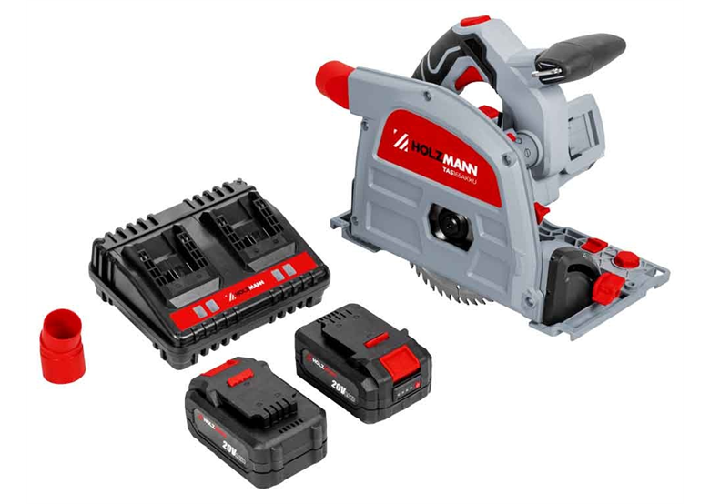 Accu-invalcirkelzaag Holzmann TAS165AKKU 40V(2x20V) 2x4.0Ah