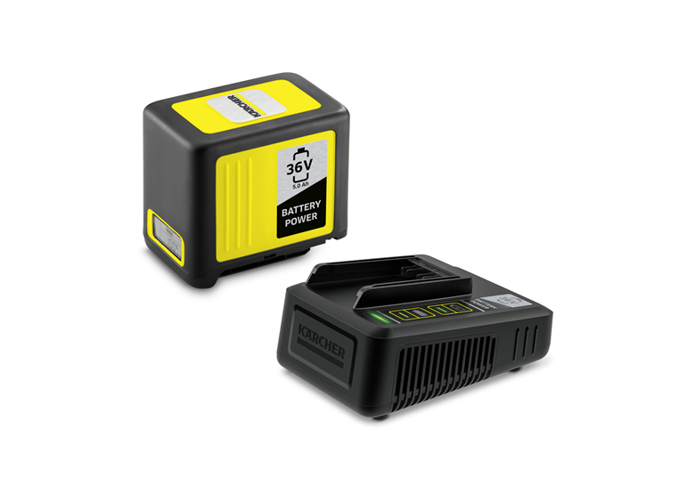 36V 5.0Ah accu en lader Kärcher 2.445-065.0