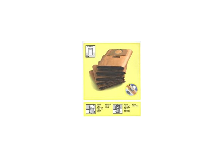 Stofzuigerzakken-papier Kärcher 6.959-130.0