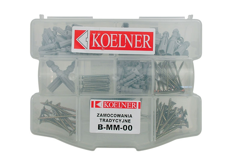 Schroeven en pluggenset Koelner SET1