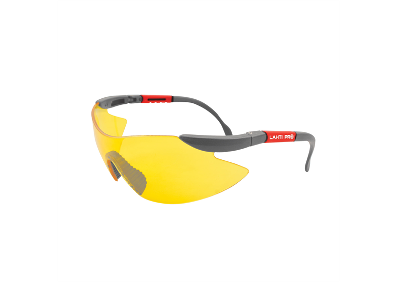 Veiligheidsbril geel, verstelbaar Lahti Pro 46039